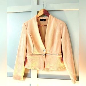 🖤Y2K Blush coloured lightweight blazer